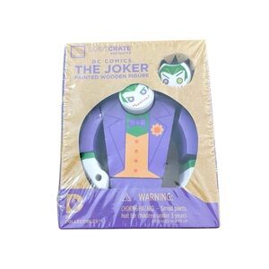 NWT Loot Crate Exclusive DC Comics The Joker Wooden Figure